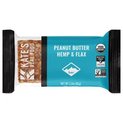 Kate's Real Food Peanut Butter Hemp & Flax Bar - 2.2 oz