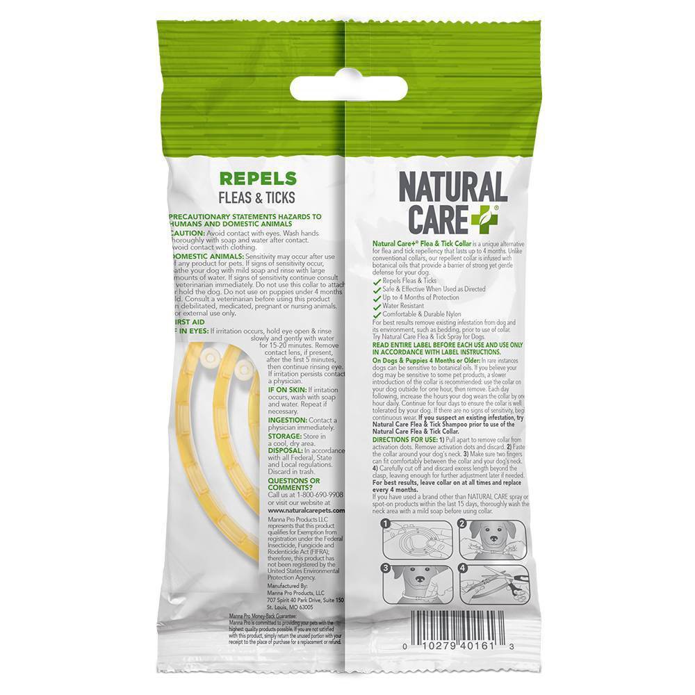 slide 2 of 2, NaturalCare Flea & Tick Collar for Dogs - 23.6", 1 ct