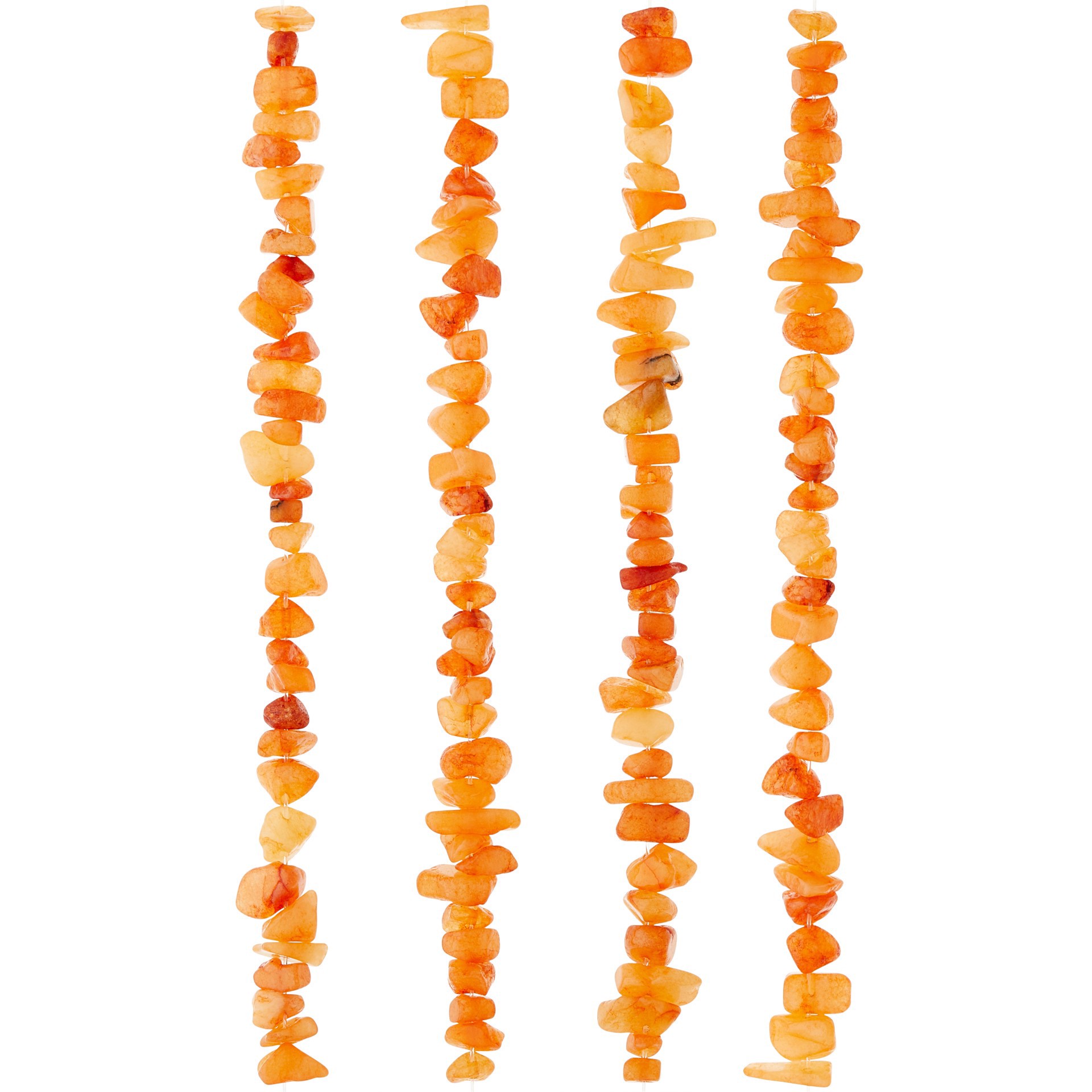 slide 3 of 3, Orange Quartz Chip Beads By Bead Landing, 3mm-6mm