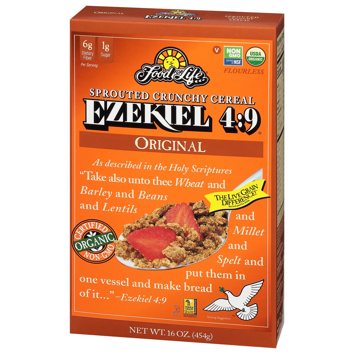 slide 9 of 13, Food for Life Org Original Ezekiel Cereal 16Oz, 1 ct