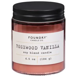 Foundry Candle Co. Foundry Candle Co Rosewood Vanilla Soy Wax Candle