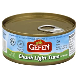 Gefen Chunk Light Tuna In Water - 6 oz