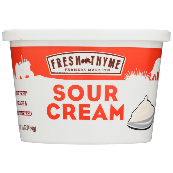 slide 1 of 1, Fresh Thyme Sour Cream, 1 ct