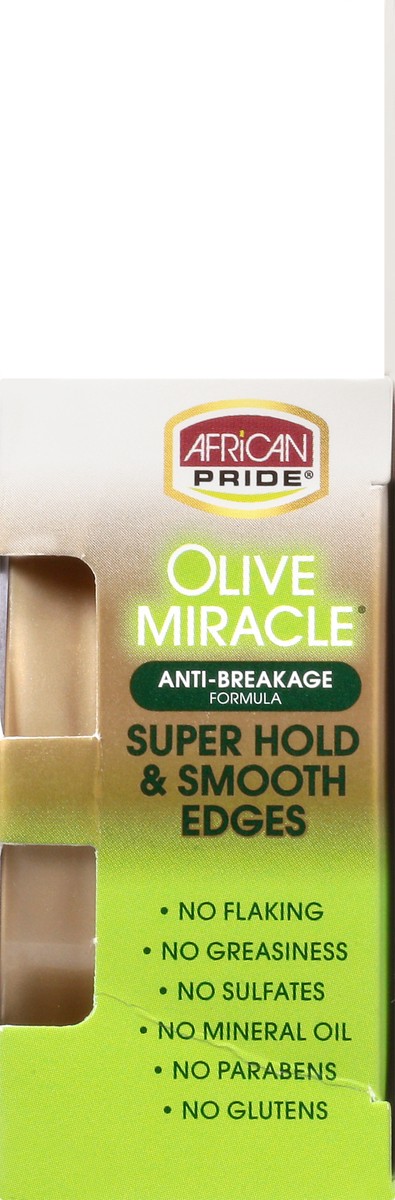 slide 8 of 9, ORS Gel, Olive Miracle, Super Hold & Smooth Edges, 2.25 oz