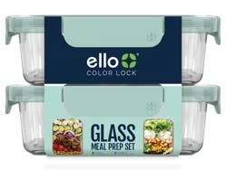 Ello Glass Meal Prep Set