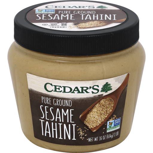 slide 2 of 2, Cedar's Pure Ground Sesame Tahini, 16 oz