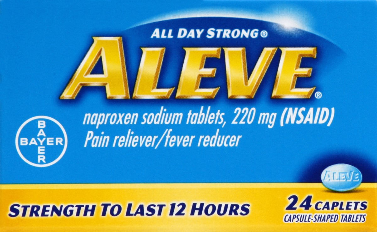 slide 1 of 7, Aleve Caplets, 24 ct