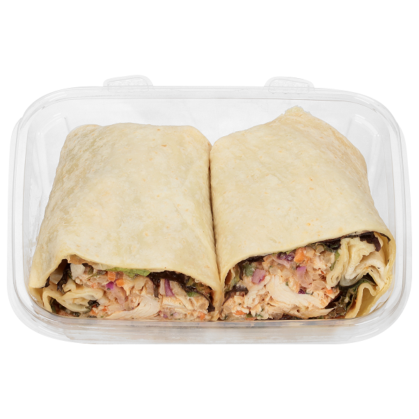 slide 1 of 9, Lunds & Byerlys Thai Peanut Chicken Wrap 10.0 oz, 10 oz