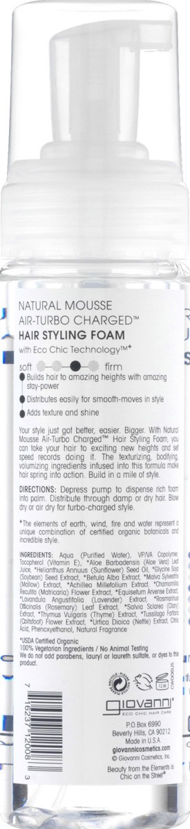 slide 4 of 4, Giovanni Hair Styling Foam 7 oz, 7 oz