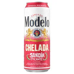 Modelo Chelada Sandía Picante Mexican Import Flavored Beer, 24 fl. oz. Single Beer Can, 3.5% ABV