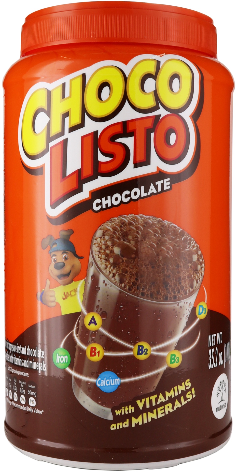 slide 1 of 1, Choco Listo Powder Mix Drink, Instant, Chocolate - 35.2 oz, 35.2 oz