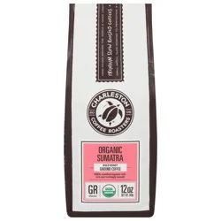 Charleston Coffee Roasters Bold Roast Ground Organic Sumatra Coffee - 12 oz