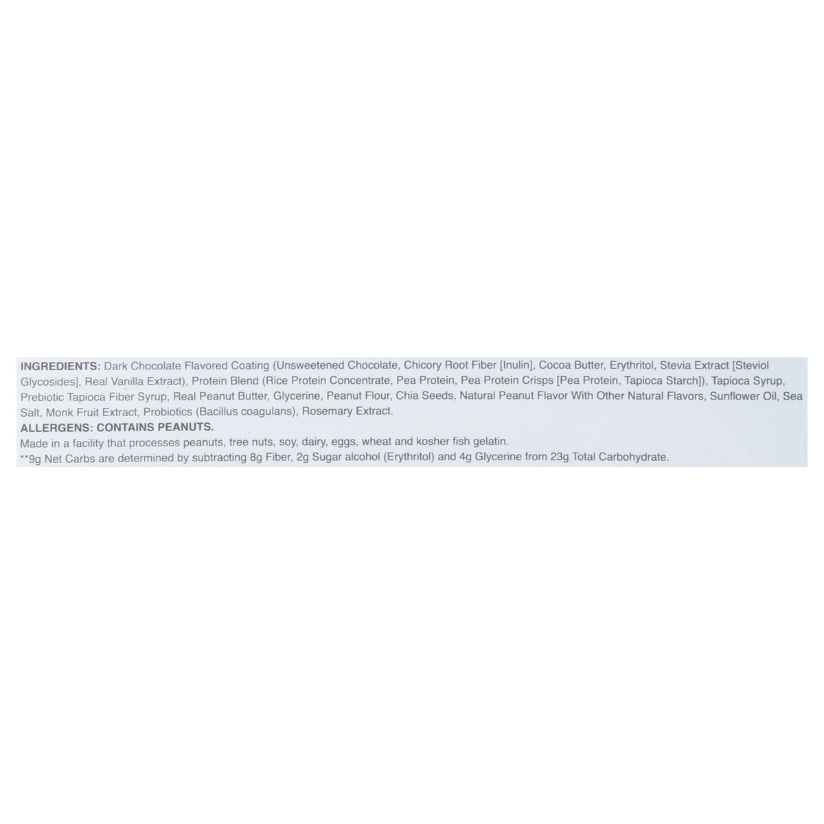 slide 10 of 14, Truth Bar Dark Chocolate Peanut Butter Crunch Prebiotic + Probiotic Bar 1.59 oz, 1.59 oz
