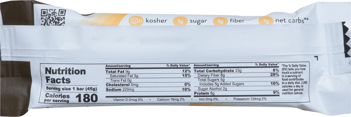 slide 12 of 14, Truth Bar Dark Chocolate Peanut Butter Crunch Prebiotic + Probiotic Bar 1.59 oz, 1.59 oz