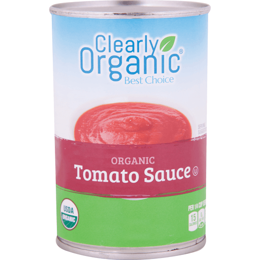 slide 1 of 1, Clearly Organic Organic Tomato Sauce, 15 oz