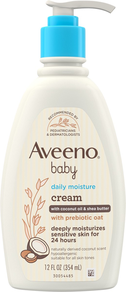 slide 3 of 12, Aveeno Daily Moisturizing Cream with Nourishing Oat, 12 fl. oz, 12 oz