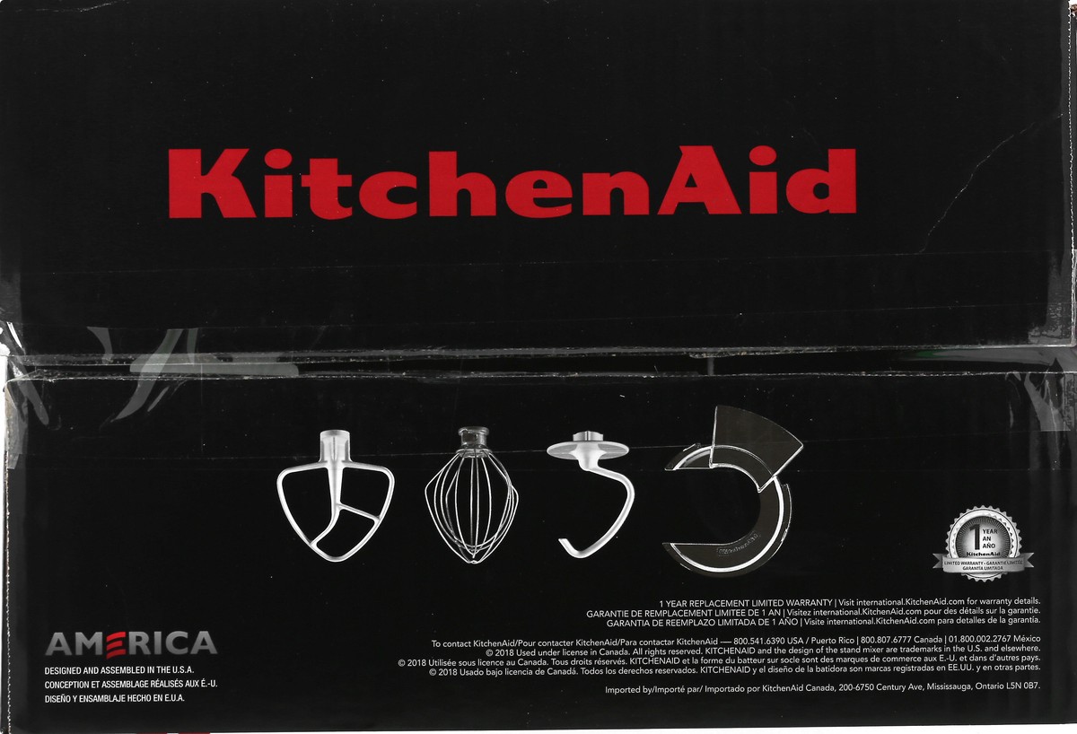 slide 6 of 9, KitchenAid Empire Red 5-Quart Tilt-Head Stand Mixer 1 ea, 1 ct