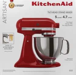 KitchenAid Empire Red 5-Quart Tilt-Head Stand Mixer 1 ea