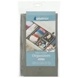 Whitmor Fabric Drawer Organizers 4 ea