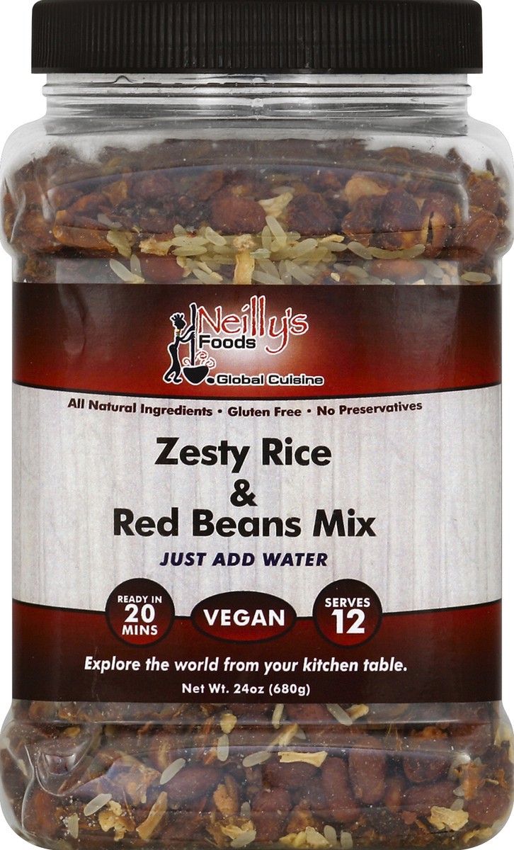 slide 2 of 2, Neilly's Foods Zesty Rice & Red Beans Mix, 24 oz