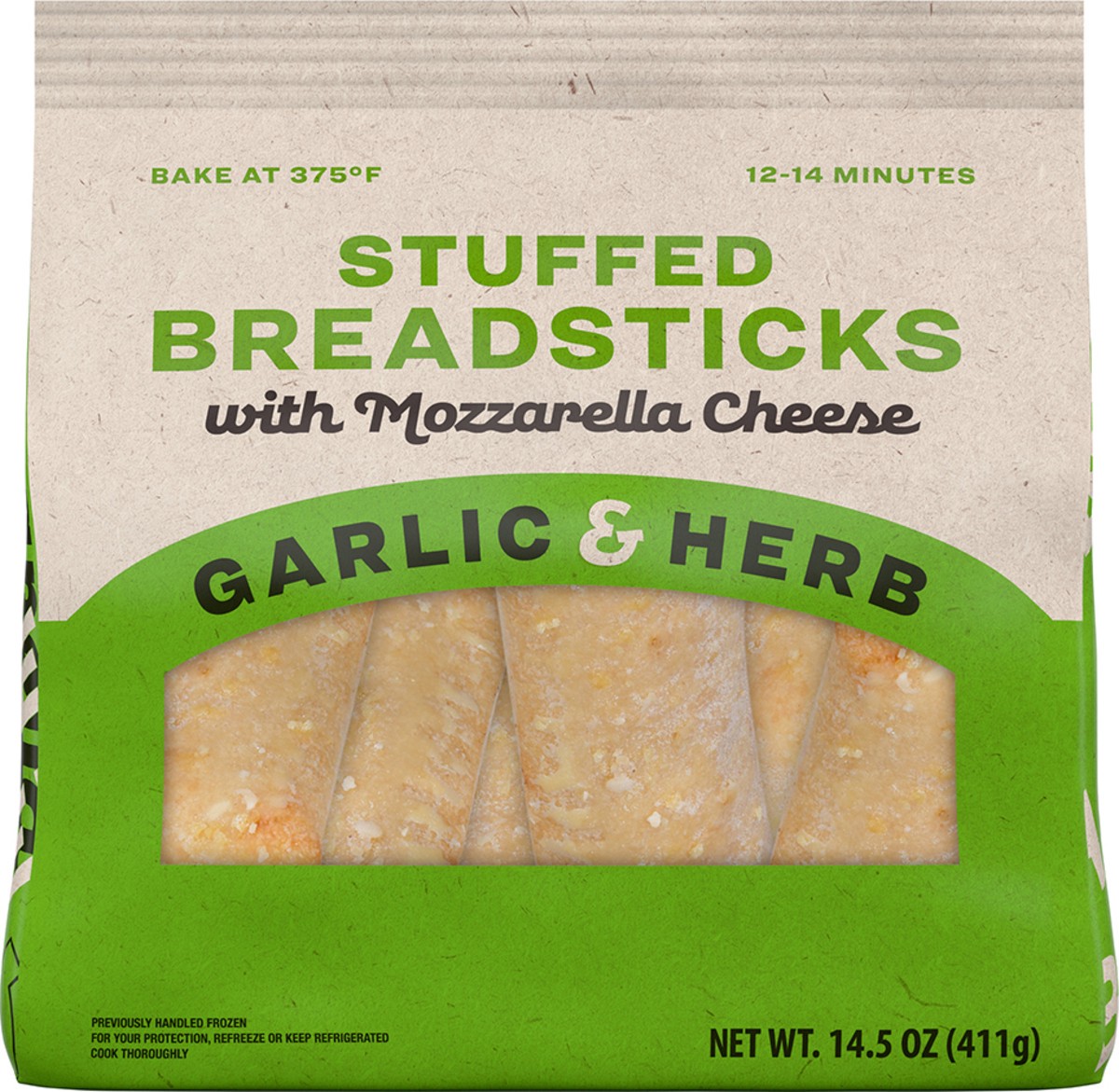 slide 2 of 8, Tyson Unbranded Stuffed Breadsticks with Mozzarella, Garlic & Herb, 14.5 oz