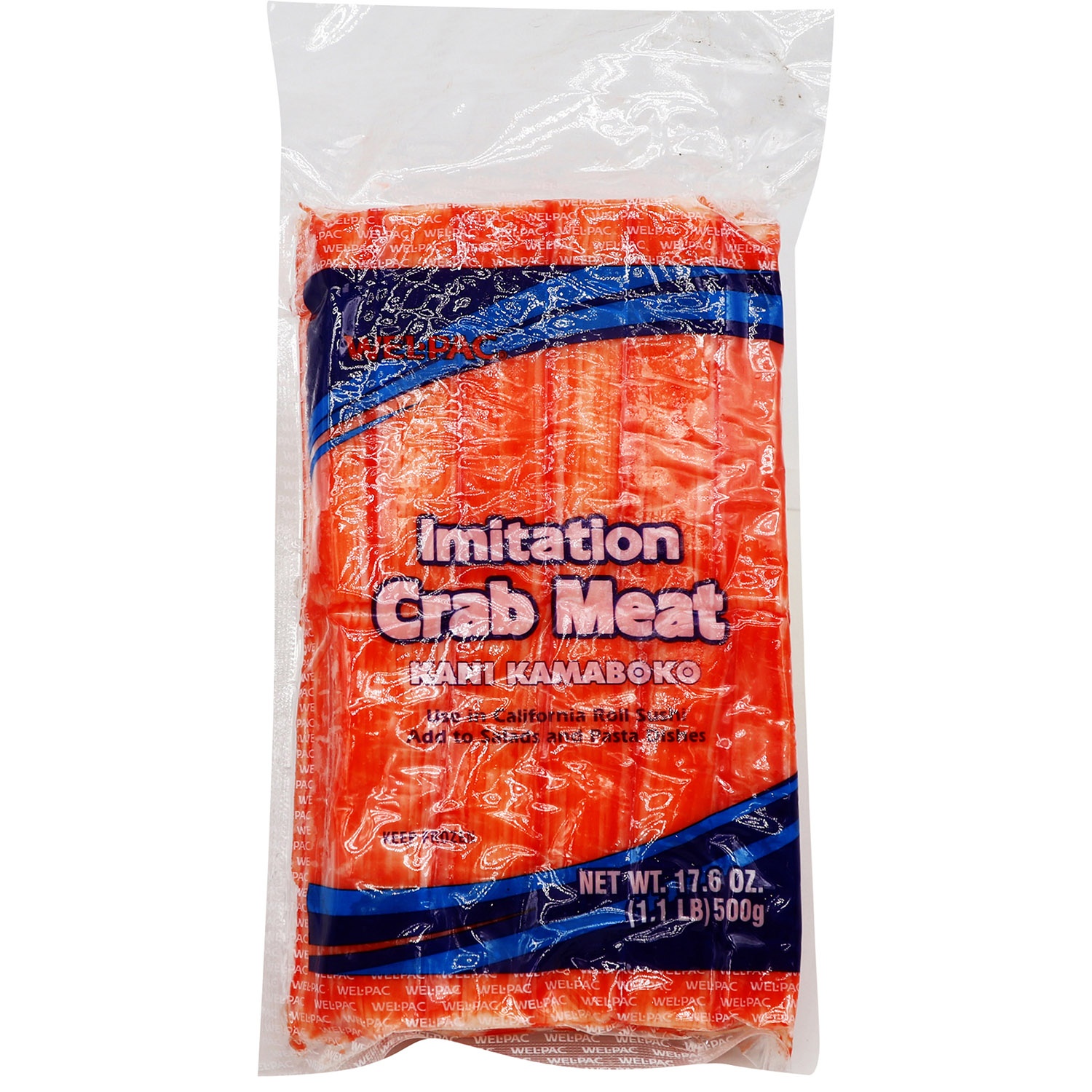 slide 1 of 1, Wel-Pac Imitation Crab Meat, 16 oz