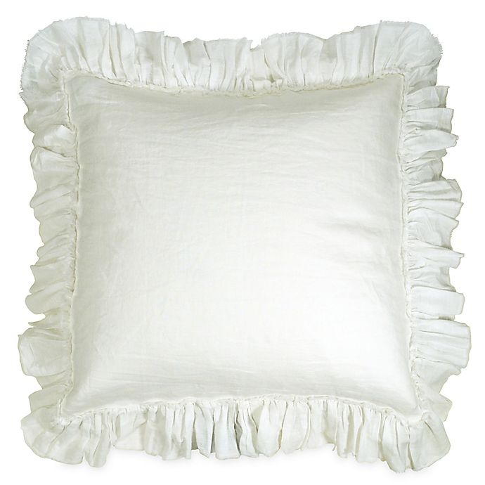 slide 1 of 1, Wamsutta Vintage Washed Linen European Pillow Sham - Winter White, 1 ct