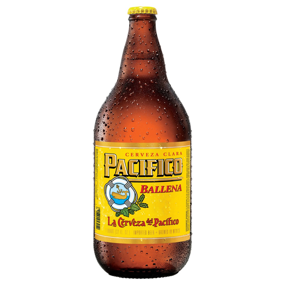 slide 1 of 7, Pacifico Clara Mexican Lager Beer, 32 fl oz Bottle, 4.4% ABV, 32 fl oz