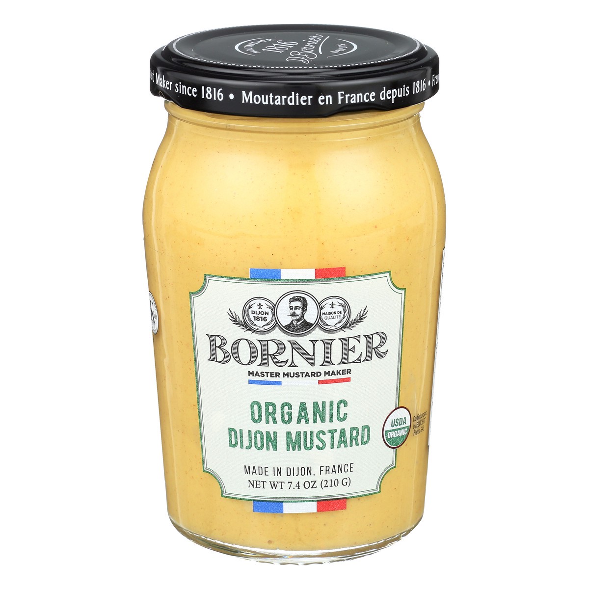 slide 1 of 9, Bornier Original Organic Dijon Mustard, 7.4 oz