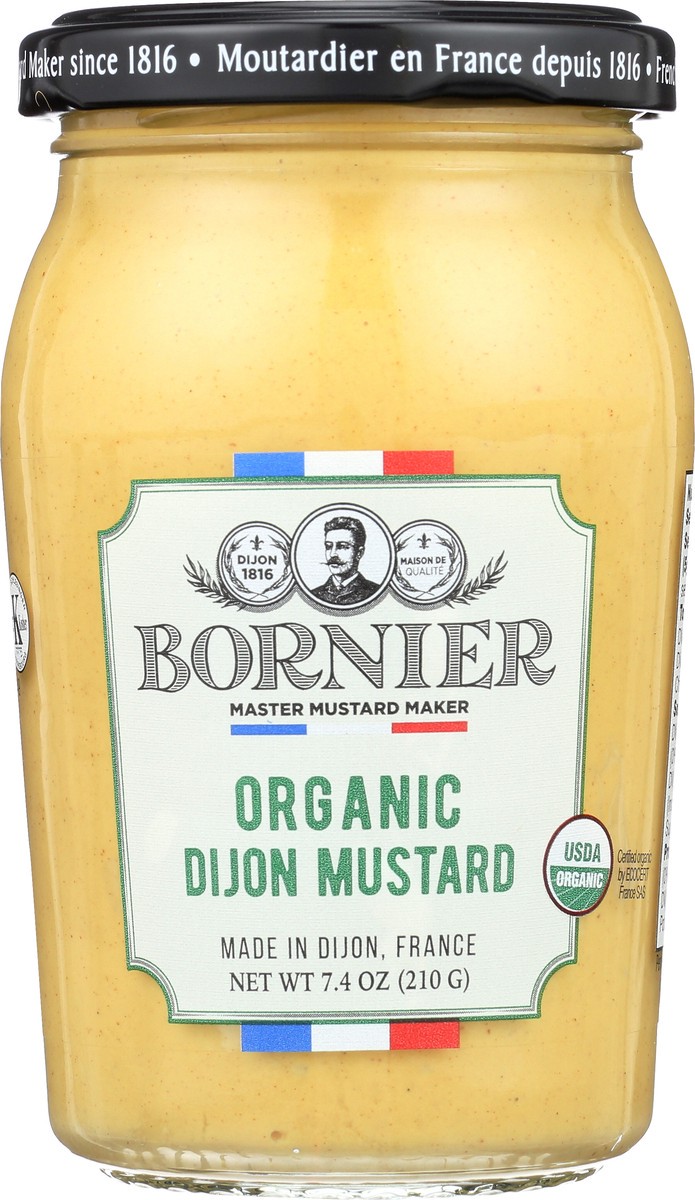 slide 9 of 9, Bornier Original Organic Dijon Mustard, 7.4 oz