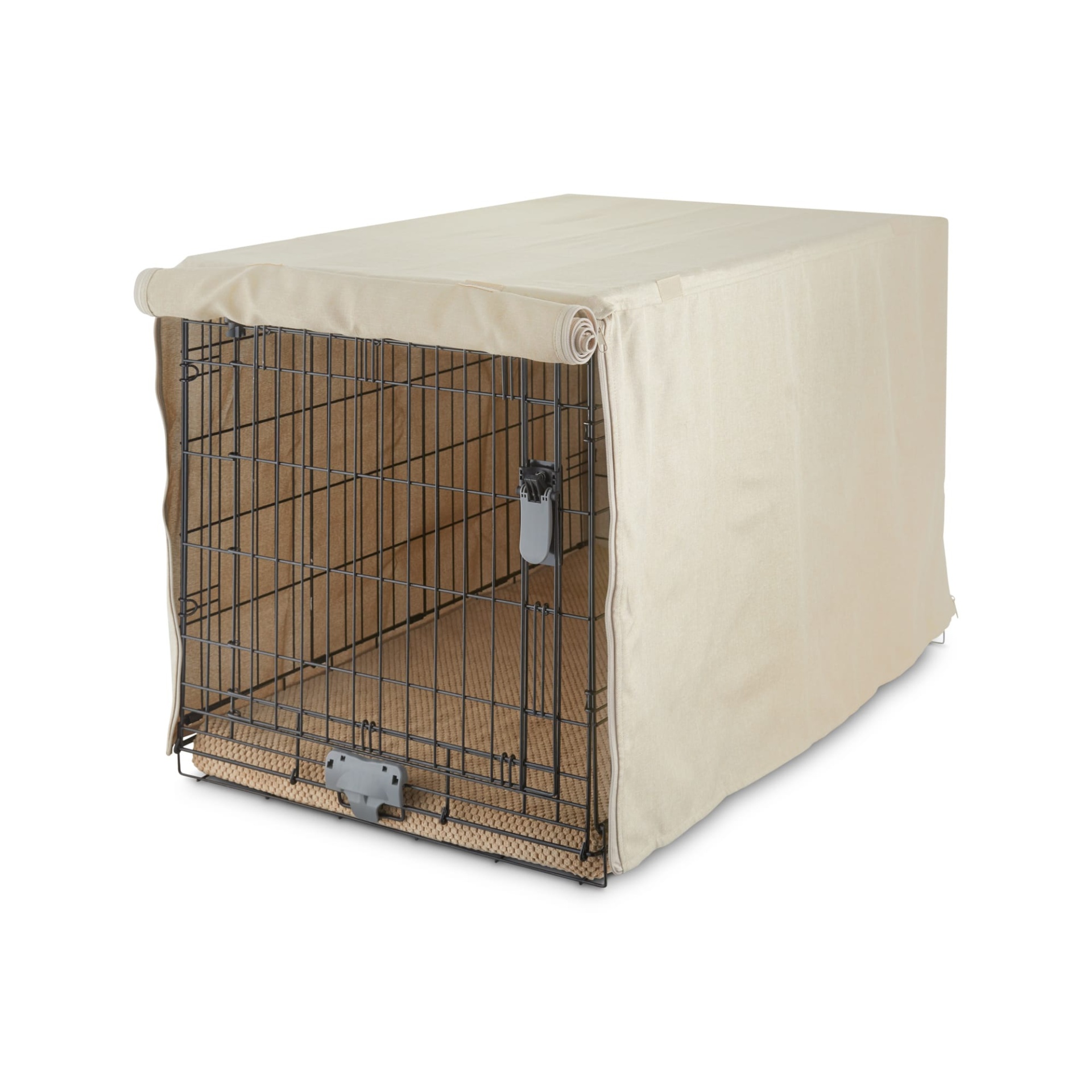 slide 1 of 1, You & Me Tan Dog Crate Cover - X-Large, 1 ct