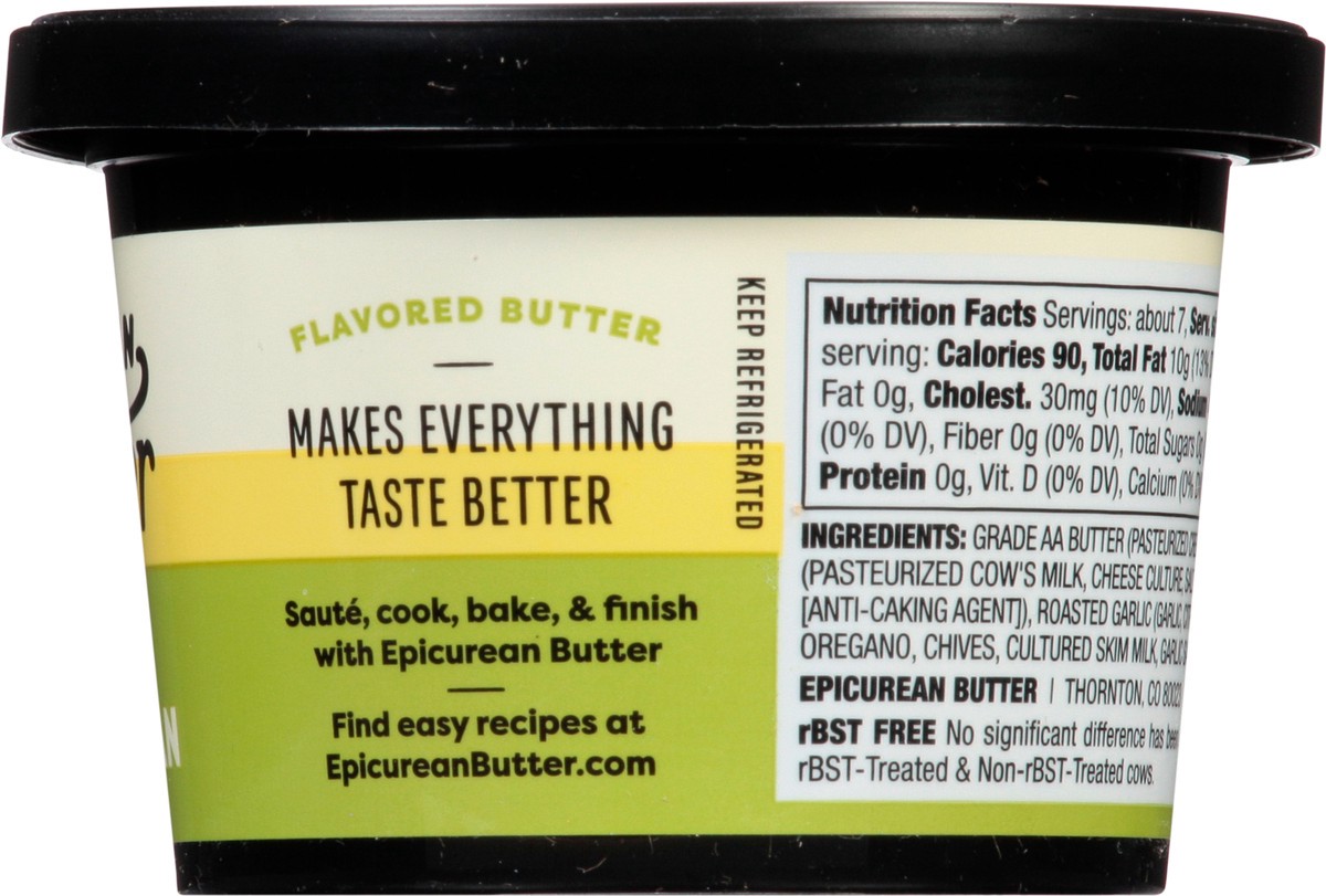 slide 8 of 14, Epicurean Butter Garlic Parmesan Butter 3.5 oz, 3.5 oz