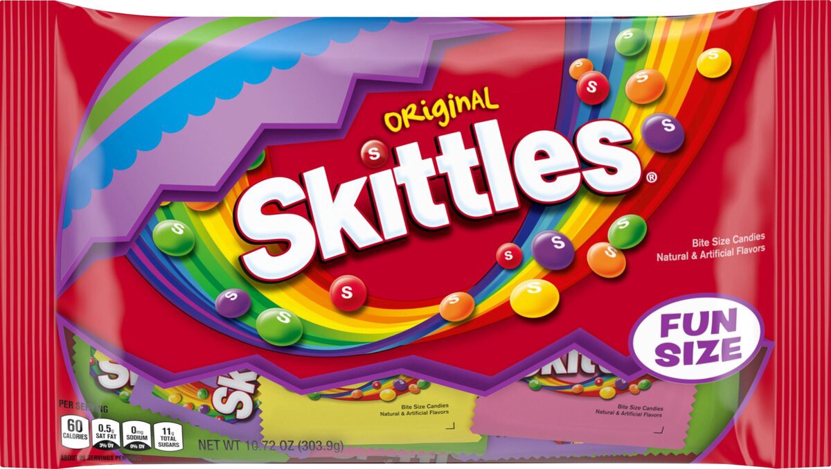 slide 5 of 6, SKITTLES Original Fruit Chews Easter Fun Size Candy Bag, 10.72 ounce, 10.72 oz