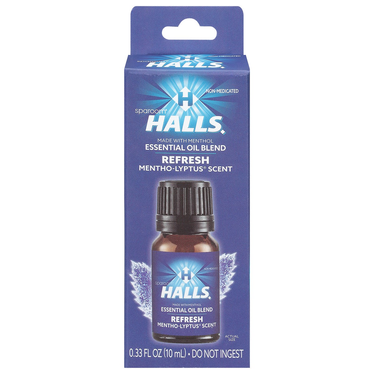 slide 10 of 12, SpaRoom Halls Breathe Mentho-Lyptus Scent Essential Oil Blend 0.33 fl oz, 0.33 fl oz
