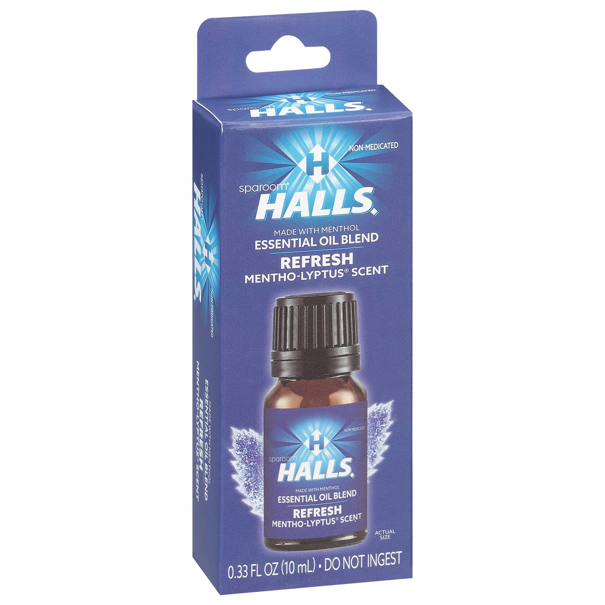 slide 3 of 12, SpaRoom Halls Breathe Mentho-Lyptus Scent Essential Oil Blend 0.33 fl oz, 0.33 fl oz