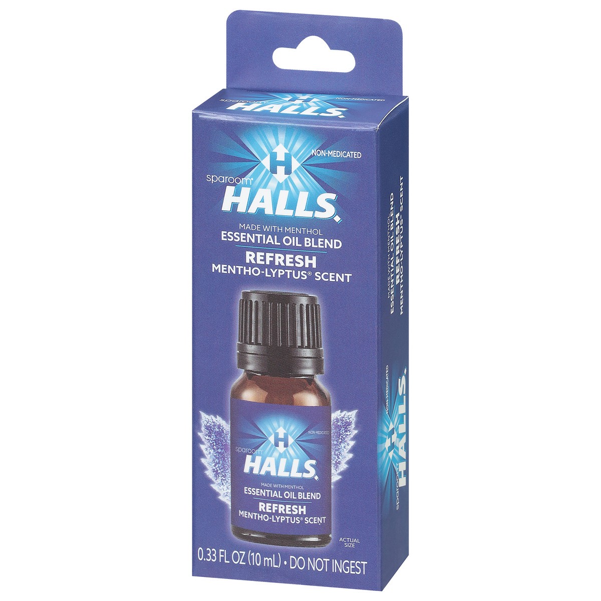 slide 8 of 12, SpaRoom Halls Breathe Mentho-Lyptus Scent Essential Oil Blend 0.33 fl oz, 0.33 fl oz