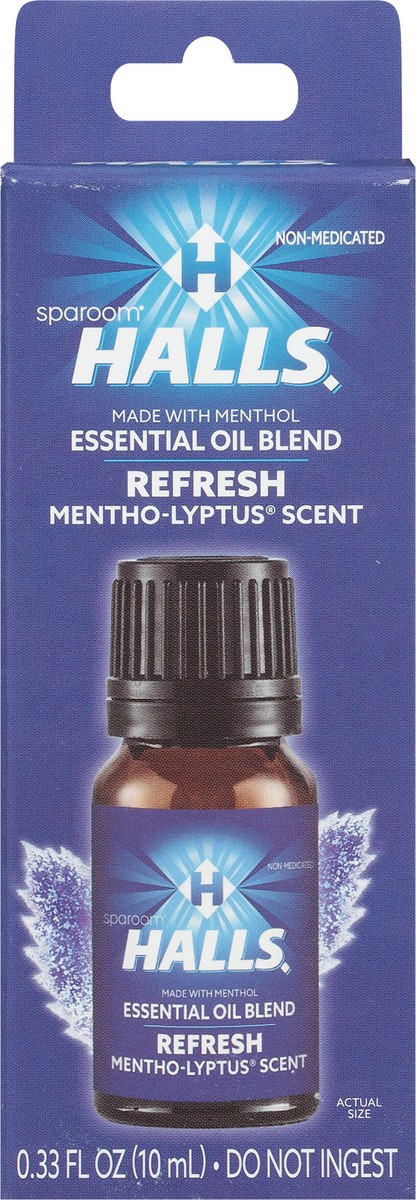slide 12 of 12, SpaRoom Halls Breathe Mentho-Lyptus Scent Essential Oil Blend 0.33 fl oz, 0.33 fl oz