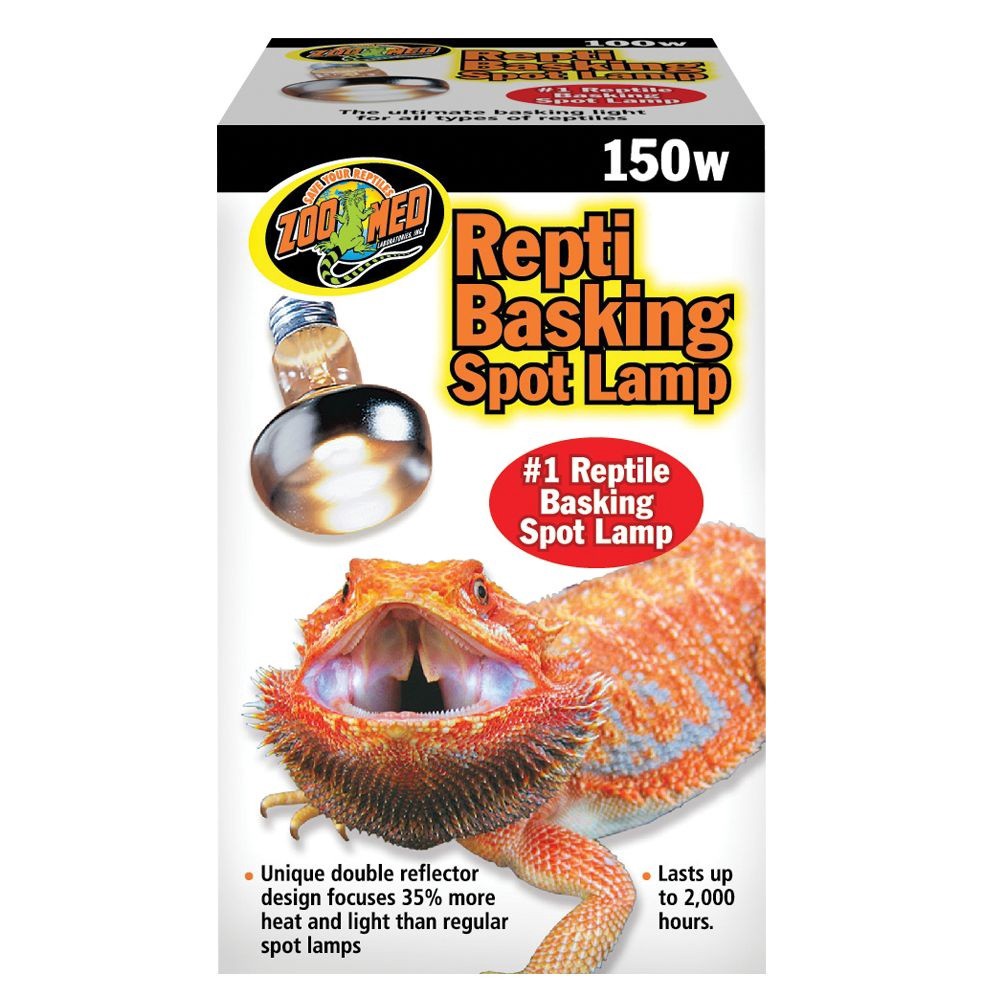 slide 1 of 1, Zoo Med Repti Basking Spot Lamps, 150 Watts, 1 ct