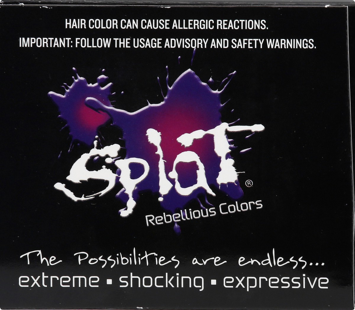 slide 9 of 9, Splat Rain Ombre Hair Color 1 ea, 1 ct