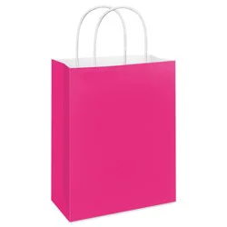 American Greetings Large Solid Pink Gift Bag for All Occasions