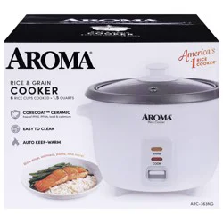Aroma Rice Cooker - White