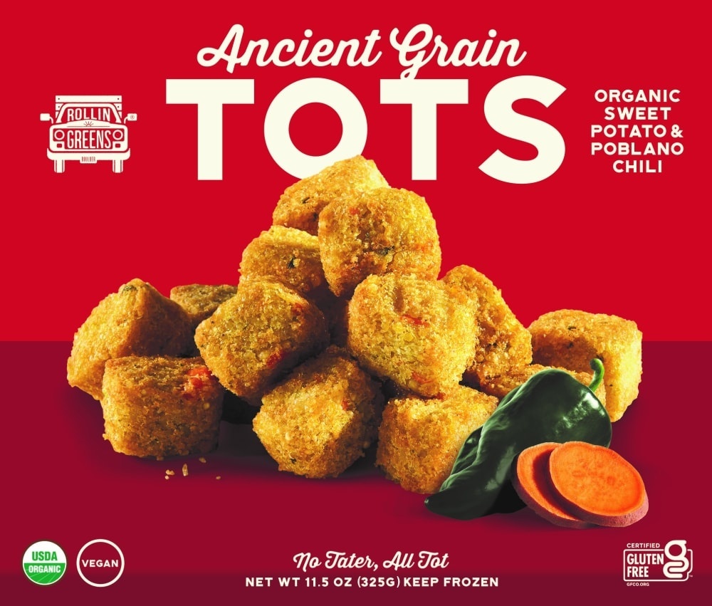 slide 1 of 1, RollinGreens Spicy Sweet Millet Tots, 11.5 oz