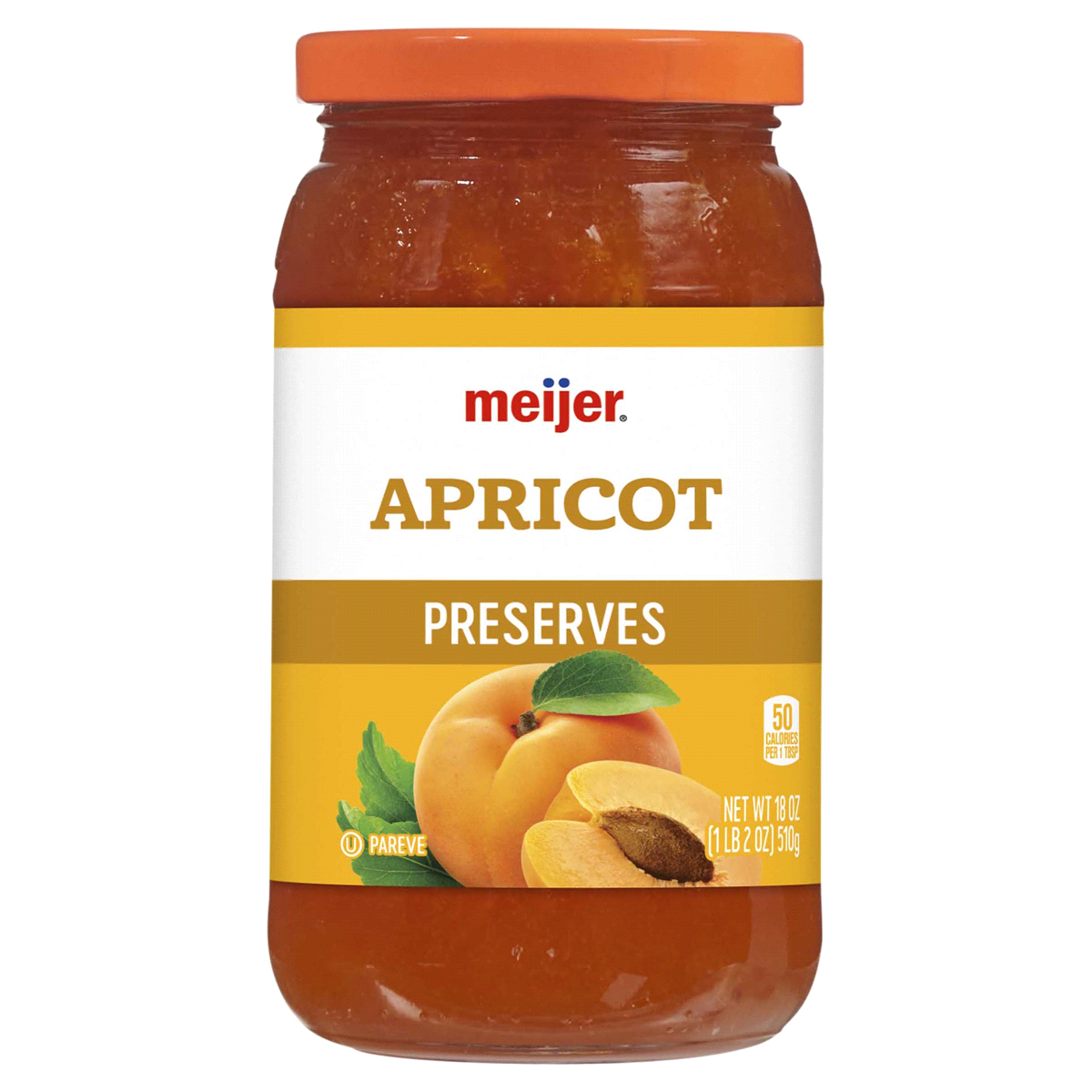 slide 1 of 17, Meijer Apricot Preserves, 18 oz