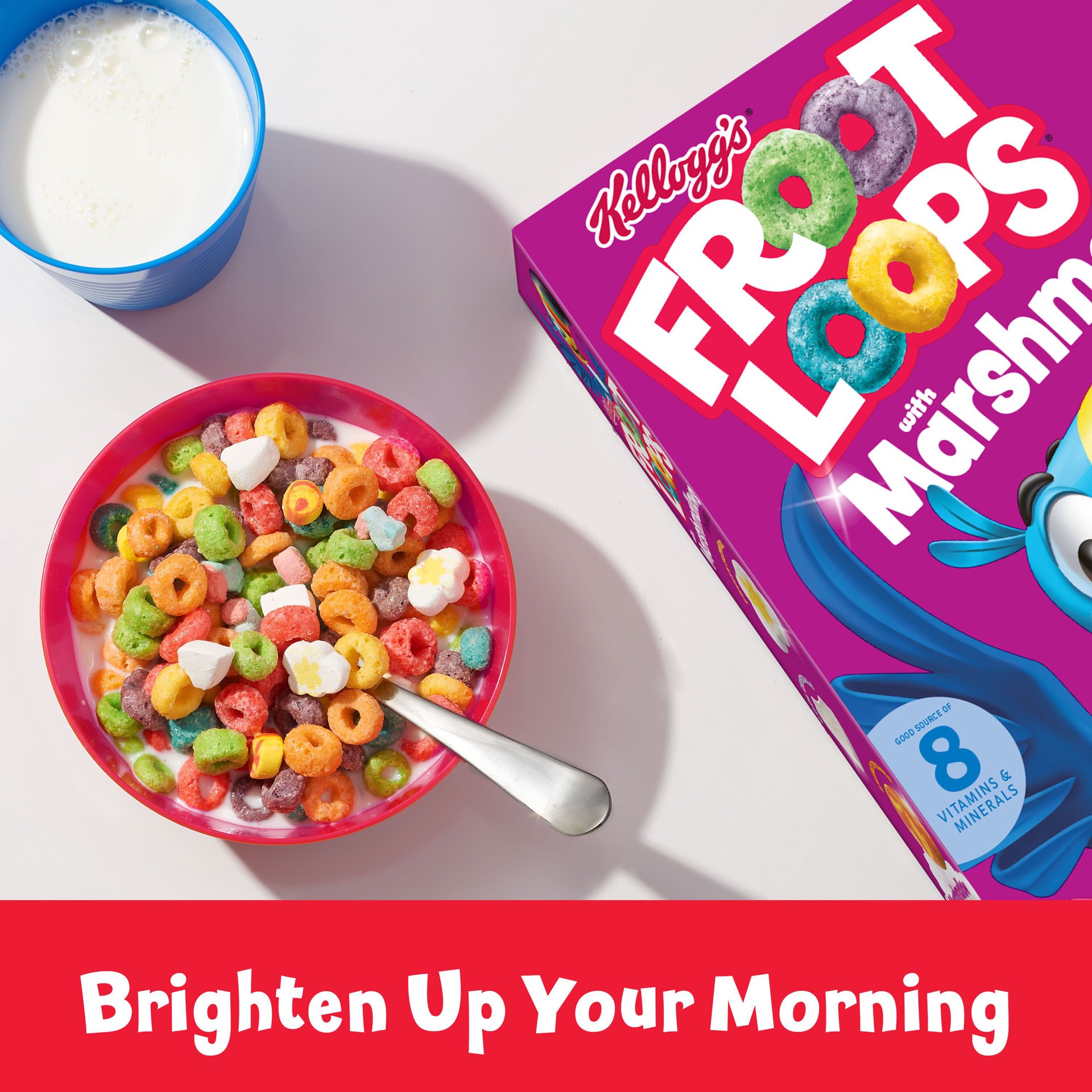 slide 5 of 5, Froot Loops Kellogg's Froot Loops Breakfast Cereal, Original with Marshmallows, 18.7 oz, 18.7 oz