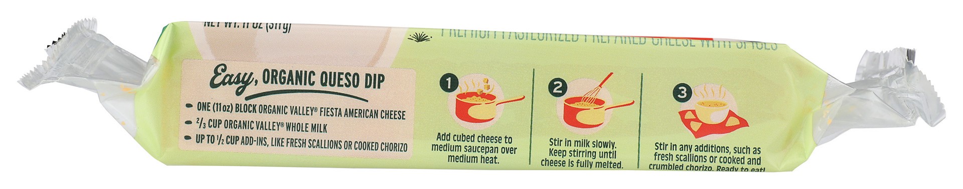 slide 9 of 9, Organic Valley Organic Fiesta American Cheese, 11 oz, 11 oz