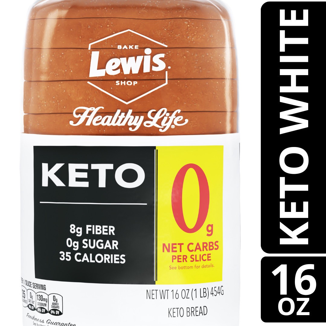 slide 1 of 9, Healthy Life Lewis Bake Shop Healthy Life Keto White Bread, 16 oz, 16 oz