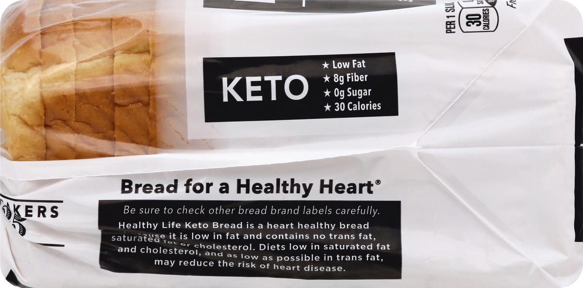 slide 4 of 9, Healthy Life Lewis Bake Shop Healthy Life Keto White Bread, 16 oz, 16 oz