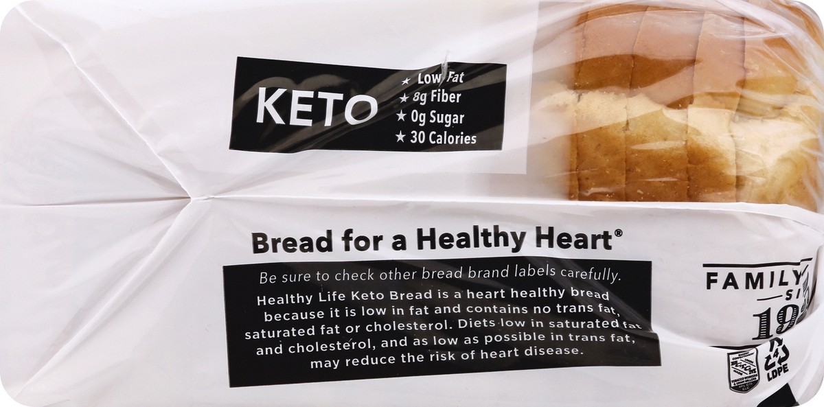 slide 8 of 9, Healthy Life Lewis Bake Shop Healthy Life Keto White Bread, 16 oz, 16 oz