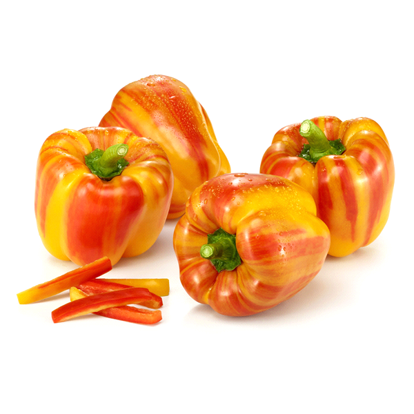 slide 1 of 1, Aloha Product Of Holland Striped Aloha Bell Pepper, 1 ct