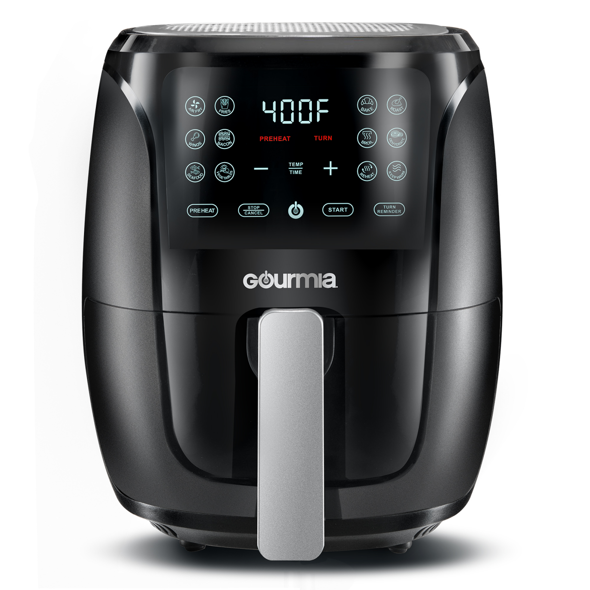slide 1 of 17, Gourmia Digital 4-Qt. Air Fryer with Guided Cooking Prompts, 1 ct